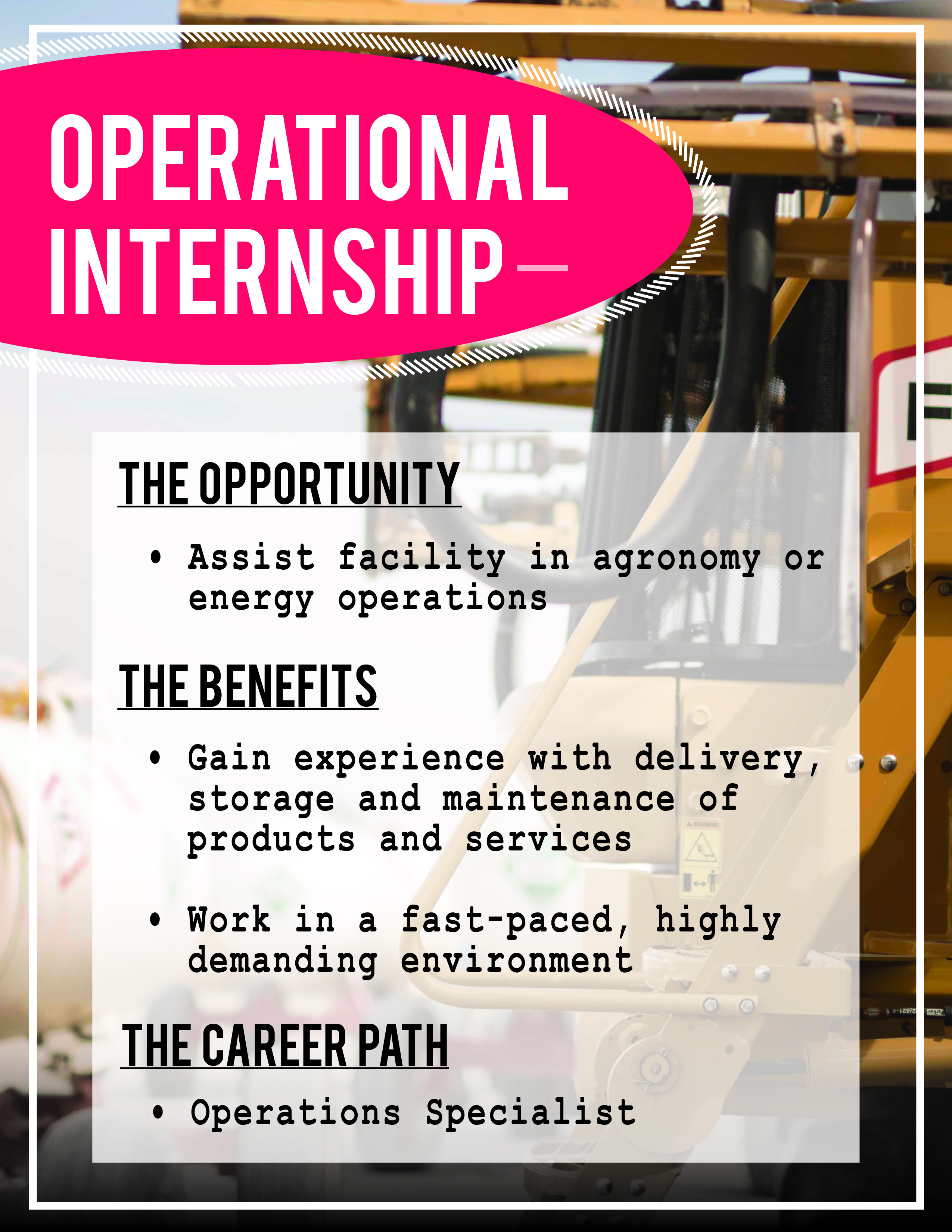 AGRILAND FS > Careers > Internships